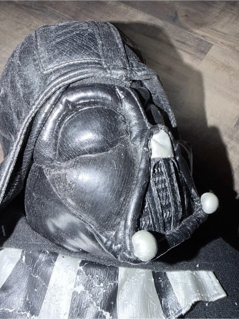 Vintage Star Wars Black Darth Vader Plush Character Backpack
